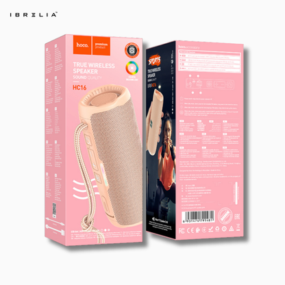 HOCO HC16 Vocal Sports BT Speaker | Dual 5W Drivers | TWS Wireless Sound | Portable Outdoor Speaker | IBRELIA™