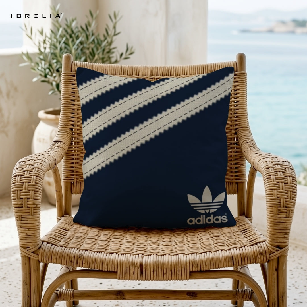 Adidas Cushion 15x15 Inch | Minimal Sports Style Pillow | IBRELIA™ IBRELIA