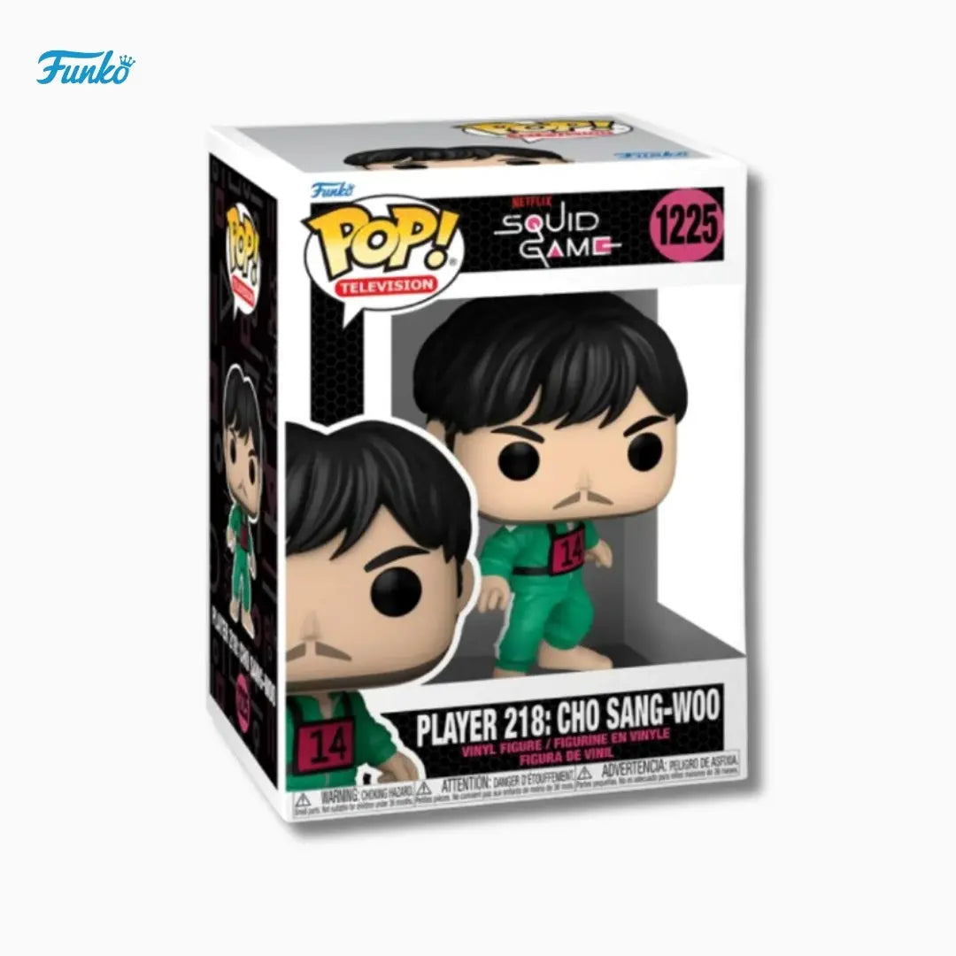 Funko Pop! Squid Game: Player 218 – Cho Sang-Woo #1225 (4-Inch) IBRELIA