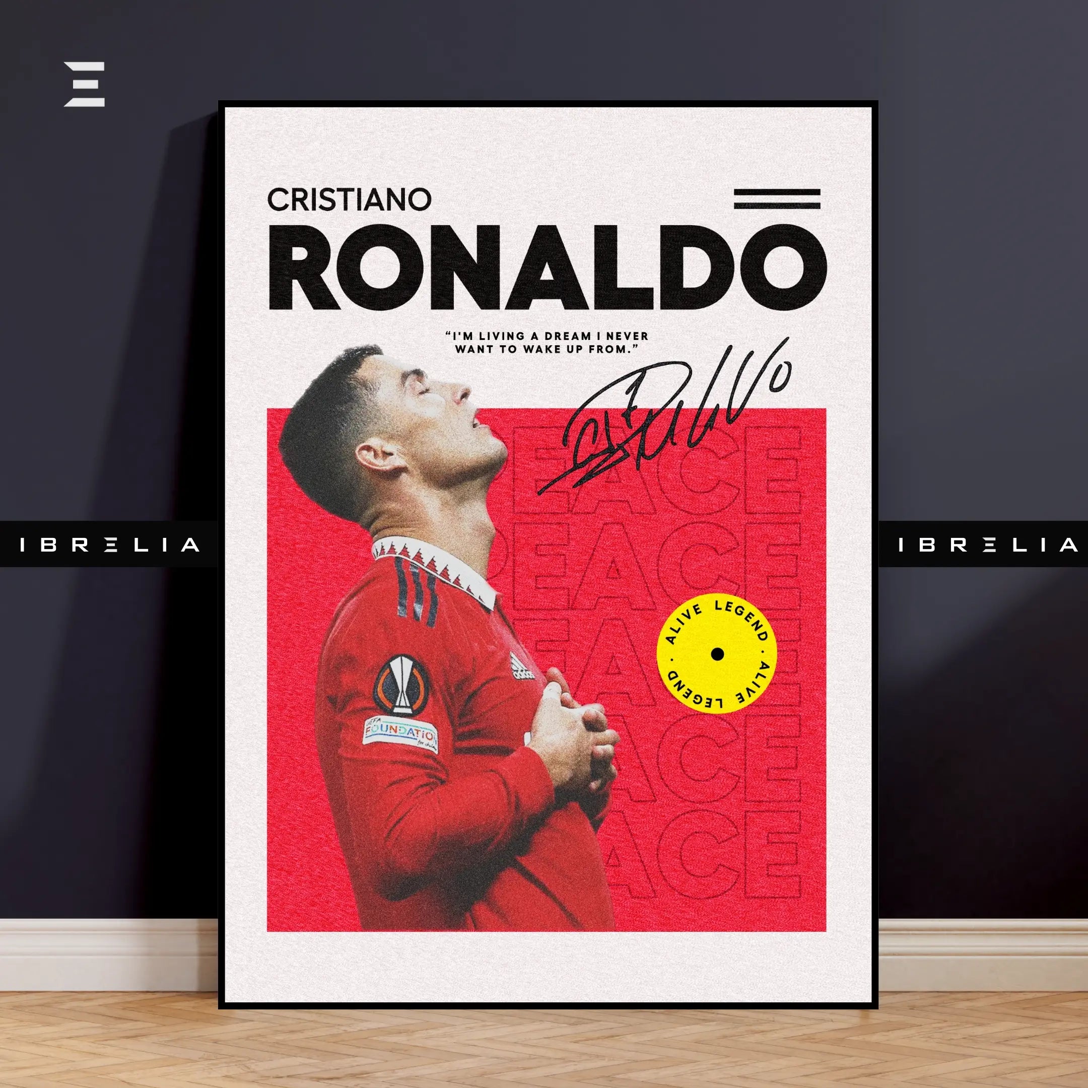 Cristiano Ronaldo Resin Wall Art – “Alive Legend” Edition | IBRELIA IBRELIA