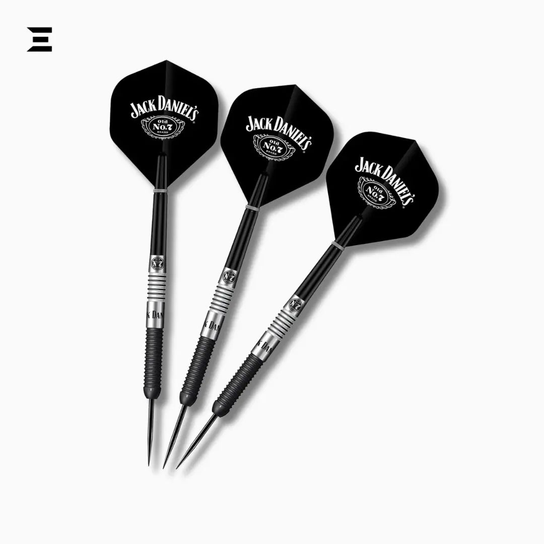 Jack Daniel’s Branded Steel Tip Dart Set – 90% Tungsten, Official Collector’s Edition IBRELIA