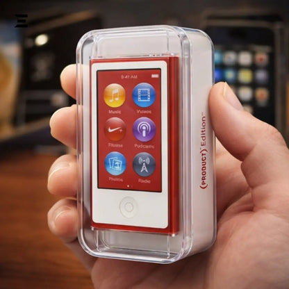 Apple iPod Nano (Brand New Sealed) – Retro Classic Music Player Collectible - Red IBRELIA