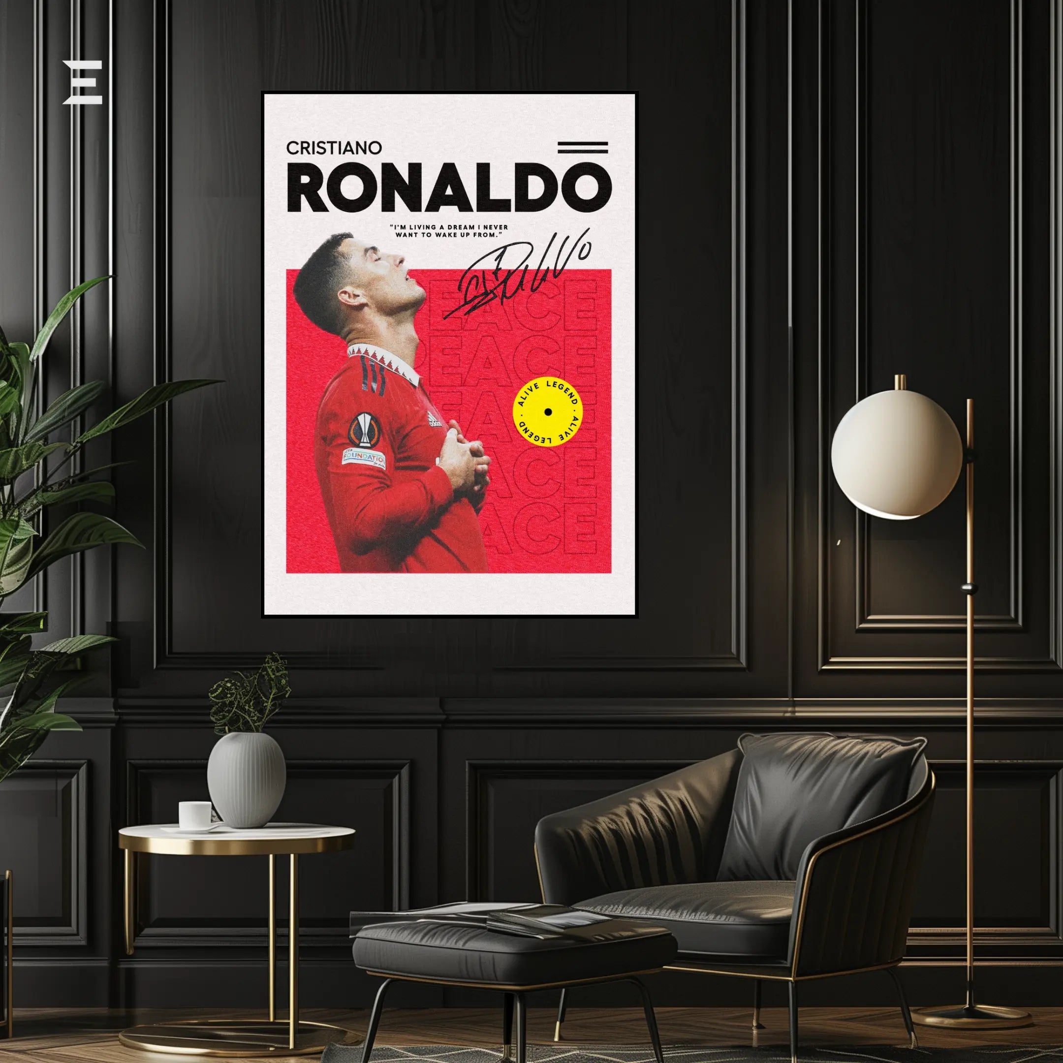Cristiano Ronaldo Resin Wall Art – “Alive Legend” Edition | IBRELIA IBRELIA