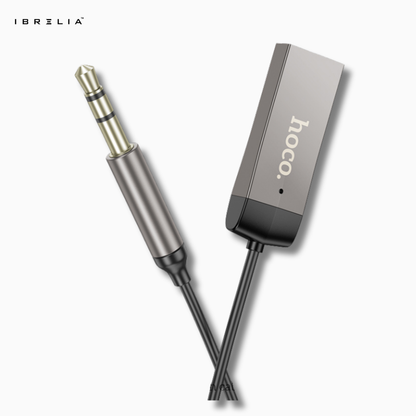 HOCO E78 In-Car Bluetooth AUX Audio Receiver – USB Powered Wireless Adapter | IBRELIA™