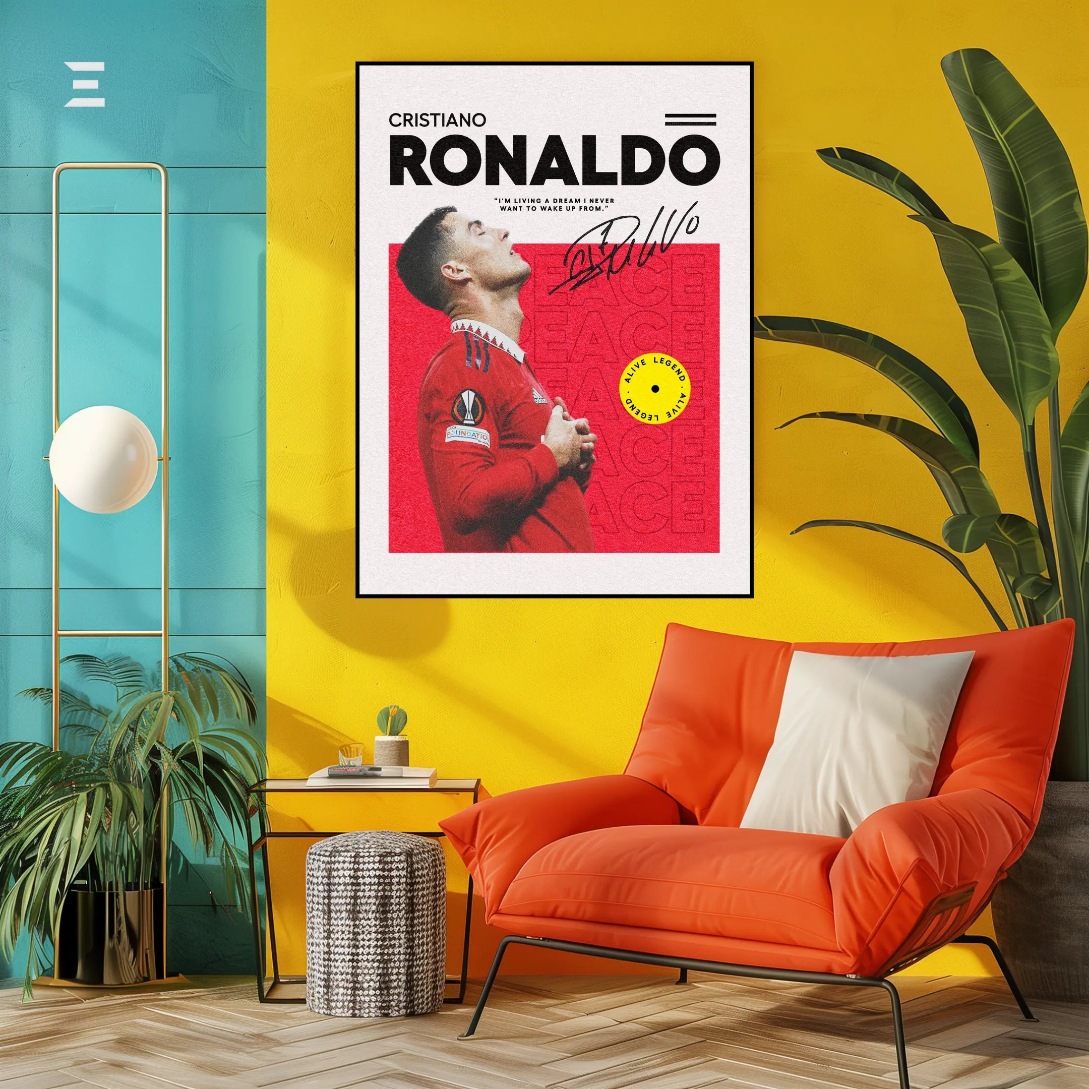 Cristiano Ronaldo Resin Wall Art – “Alive Legend” Edition | IBRELIA IBRELIA