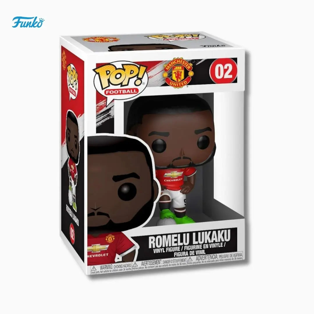 Funko Pop! Football: Romelu Lukaku #02 – Manchester United Edition (4-Inch) IBRELIA