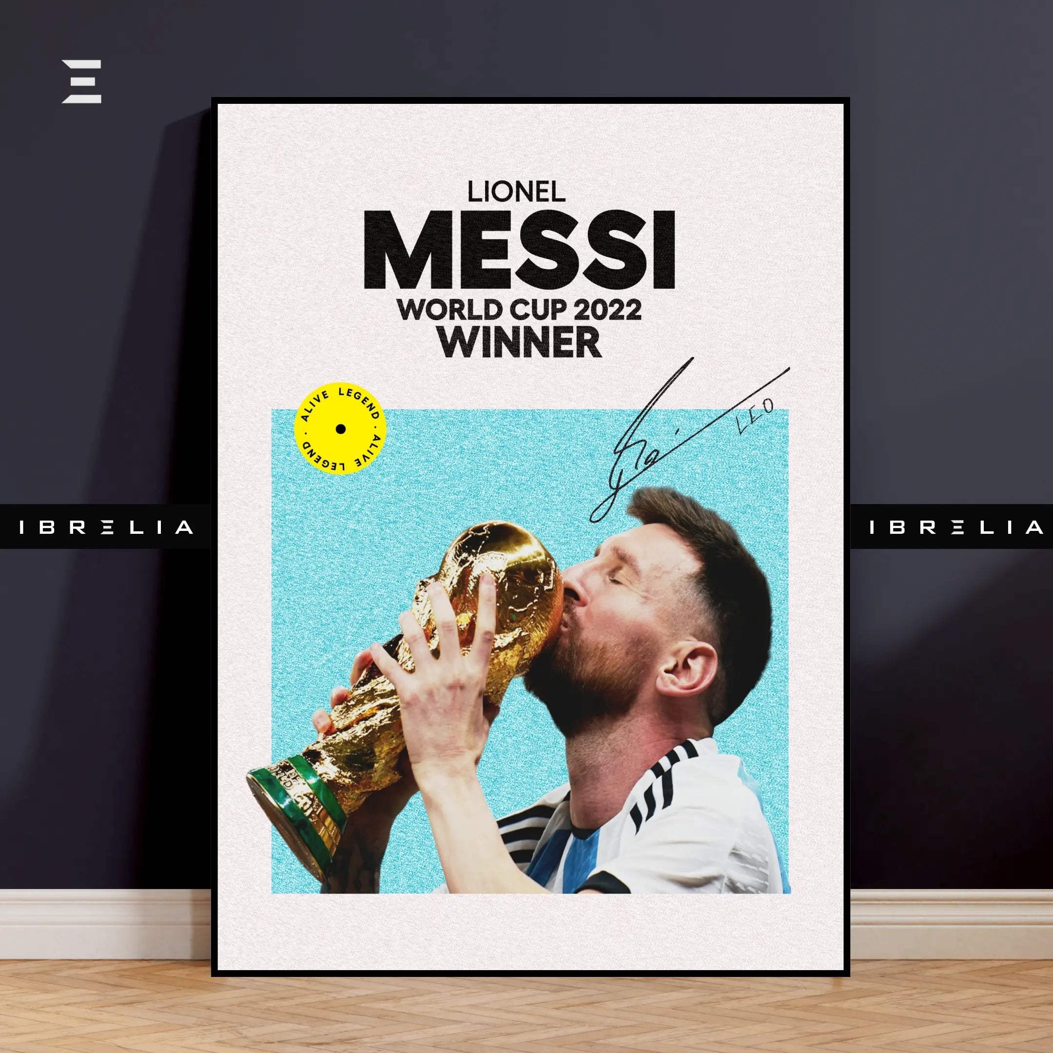 Lionel Messi Resin Wall Art – “World Cup Glory” Edition | IBRELIA IBRELIA