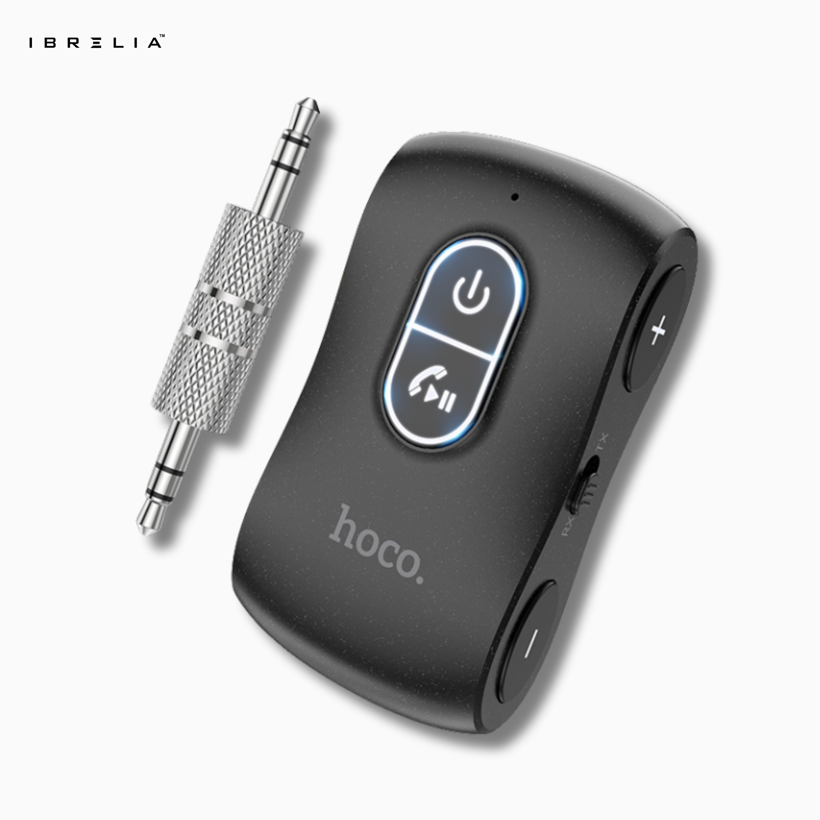 HOCO E73 Pro 2-in-1 In-Car AUX Wireless Receiver & Transmitter – Bluetooth 5.0 Audio Adapter | IBRELIA™
