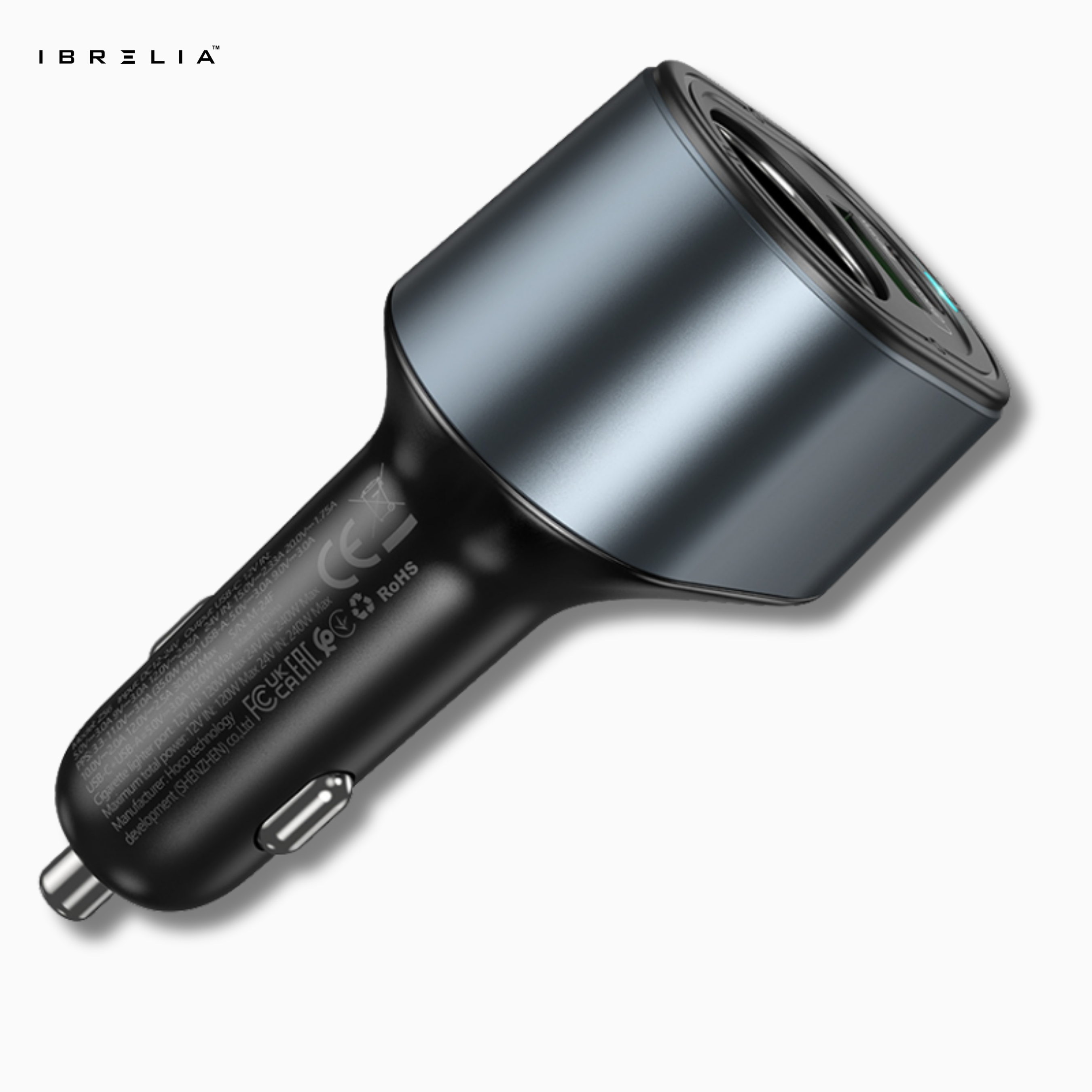 HOCO Z56 Friend 240W PD35W + QC3.0 Cigarette Lighter Car Charger | IBRELIA™