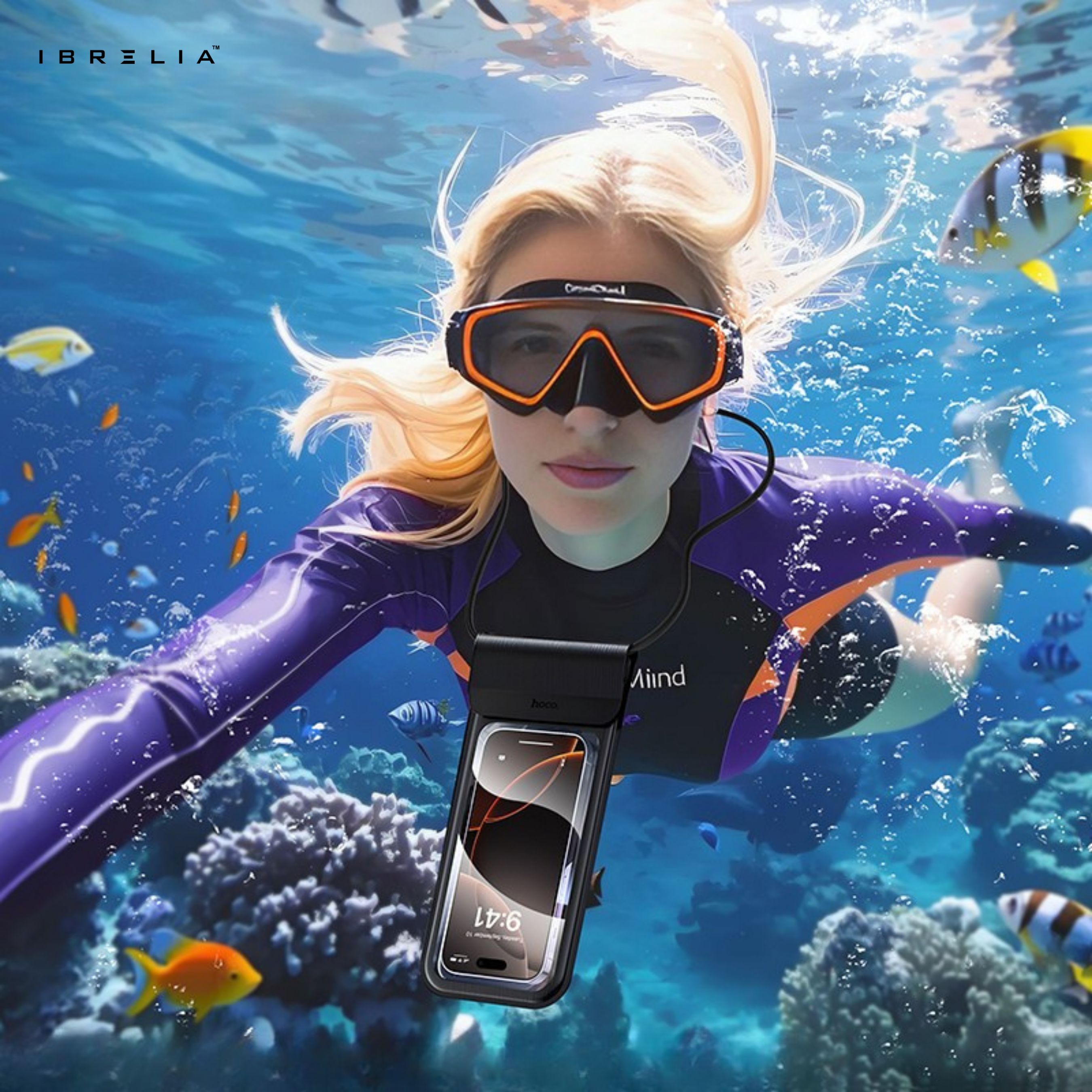 HOCO HX53 – IP68 Waterproof Touch-Control Phone Pouch | IBRELIA™