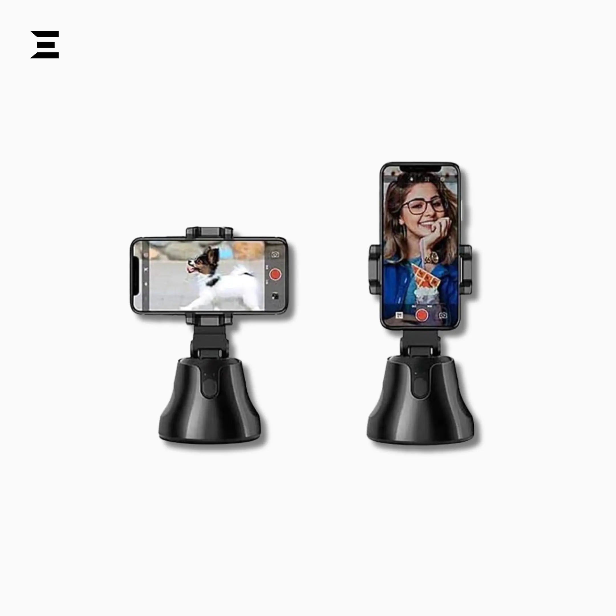 Apai Genie Smart Phone Holder – 360° Auto Face Tracking & Selfie Stick for Live Streaming & Video (Black) - IBRELIA