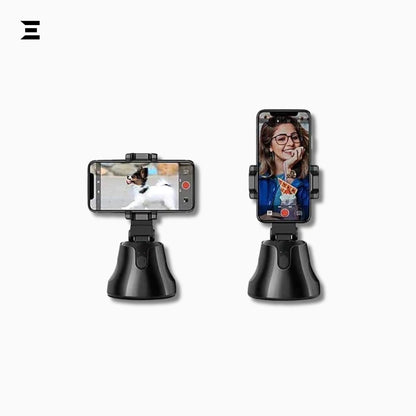 Apai Genie Smart Phone Holder – 360° Auto Face Tracking & Selfie Stick for Live Streaming & Video (Black) - IBRELIA