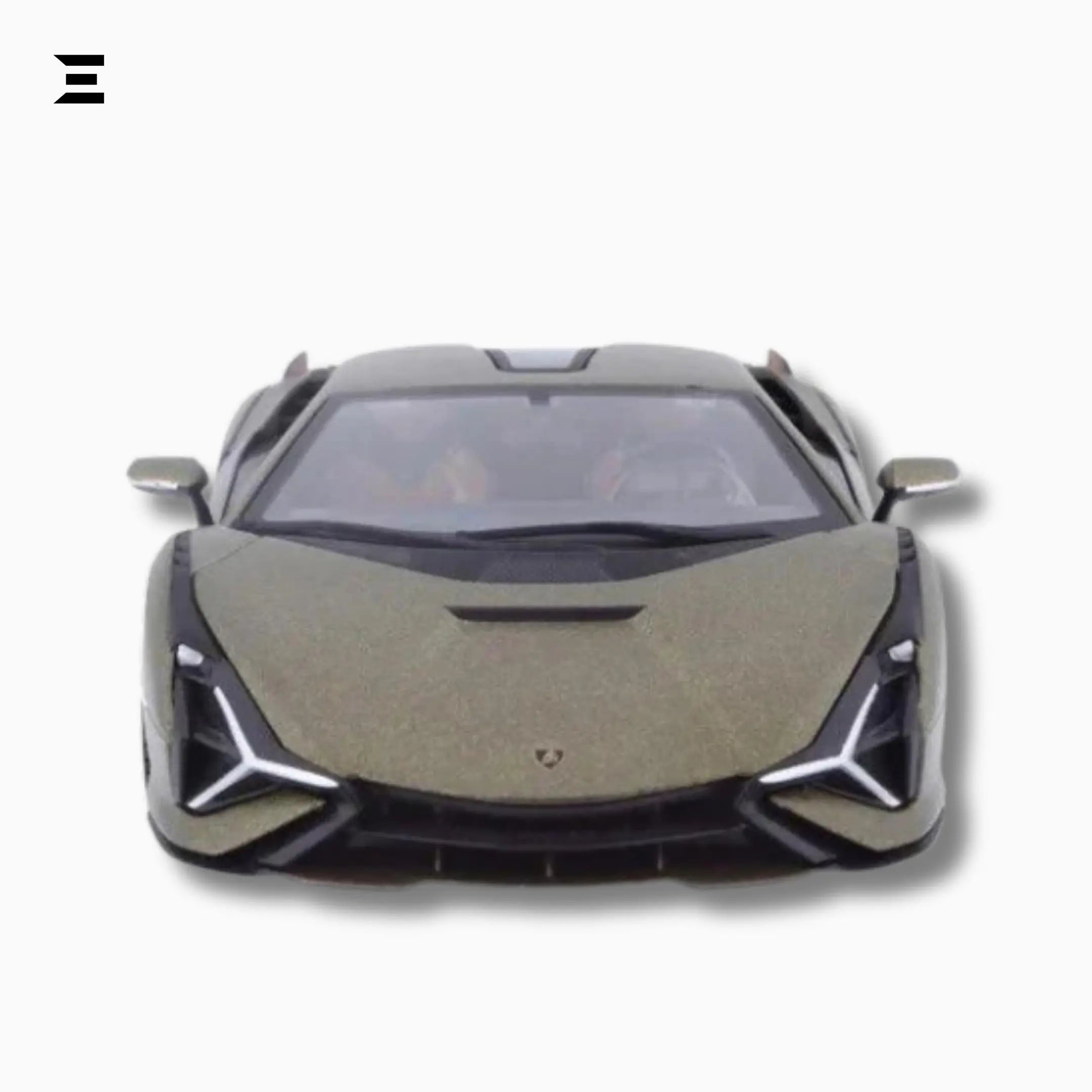 Bburago 1:24 Lamborghini Sián FKP 37 – Matte Green Die - Cast Model - IBRELIA