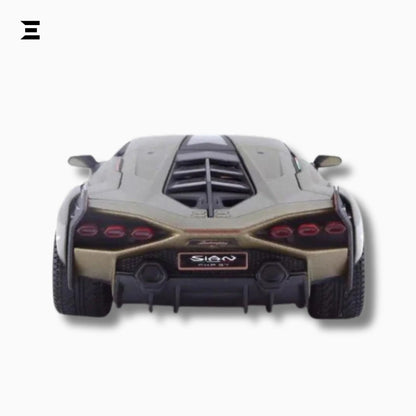 Bburago 1:24 Lamborghini Sián FKP 37 – Matte Green Die - Cast Model - IBRELIA