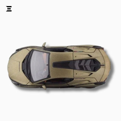 Bburago 1:24 Lamborghini Sián FKP 37 – Matte Green Die - Cast Model - IBRELIA