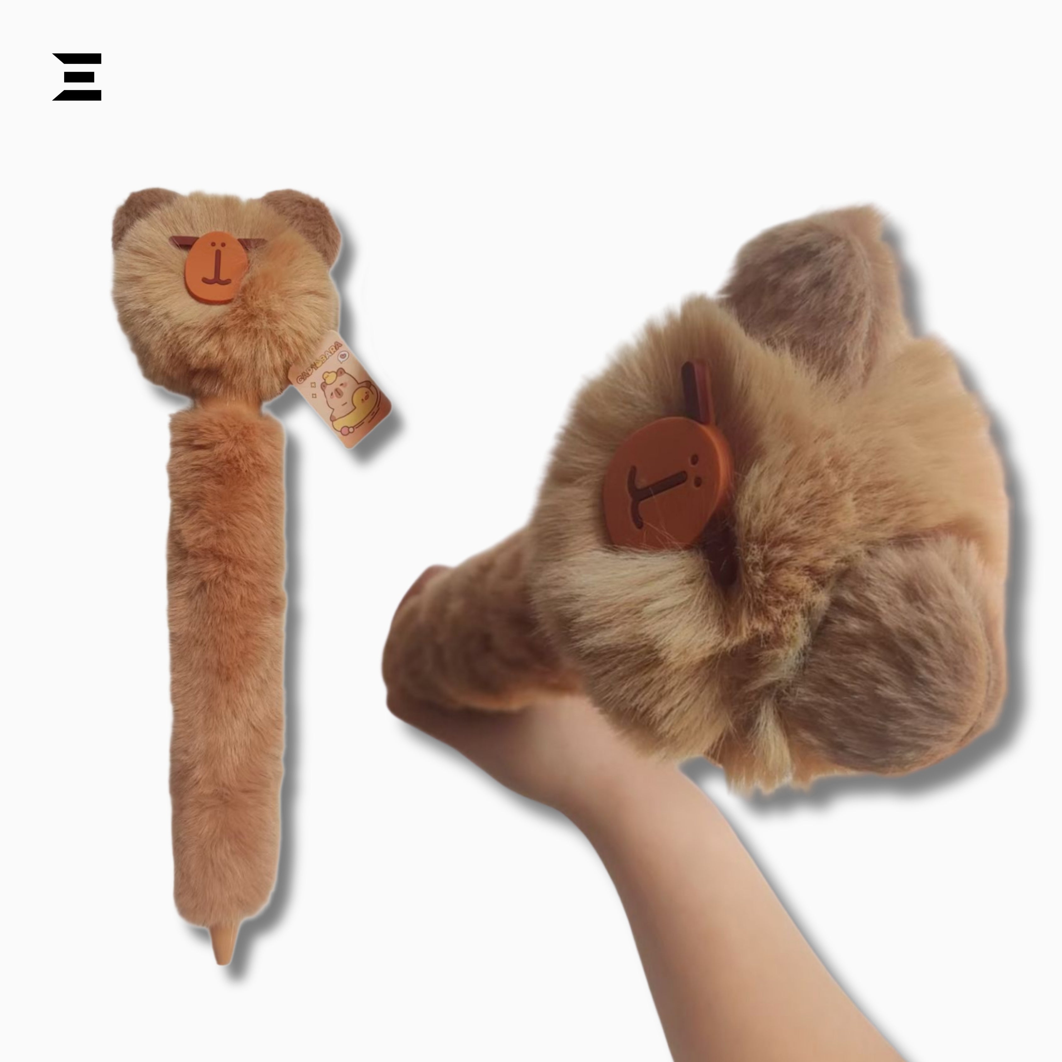 Cute Teddy Bear Plush Ball Pen – Jumbo Furry Novelty Writing Pen | IBRELIA™ IBRELIA