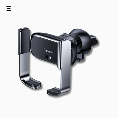 Baseus Mini Smart Electric Car Phone Holder – 360° Rotatable (Black) - IBRELIA