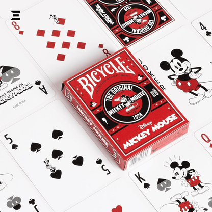 Bicycle® Disney Mickey Mouse Playing Cards – Classic Red Edition (54 Cards) | IBRELIA™ Collectibles - IBRELIA