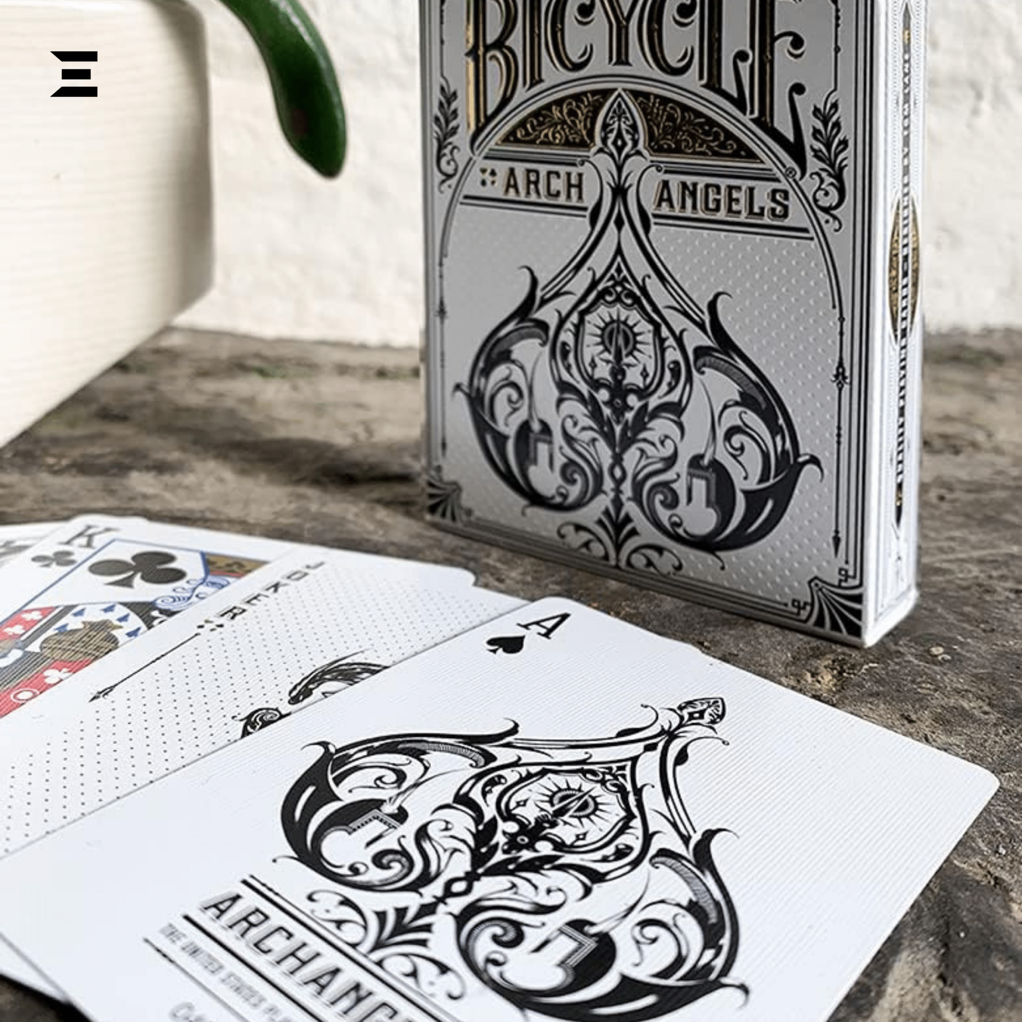 Bicycle® Archangels Playing Cards – Gold & White Edition | IBRELIA™ Collectibles - IBRELIA