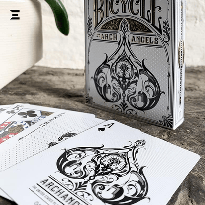 Bicycle® Archangels Playing Cards – Gold & White Edition | IBRELIA™ Collectibles - IBRELIA