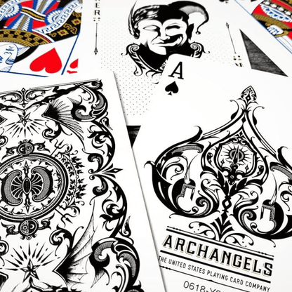 Bicycle® Archangels Playing Cards – Gold & White Edition | IBRELIA™ Collectibles - IBRELIA