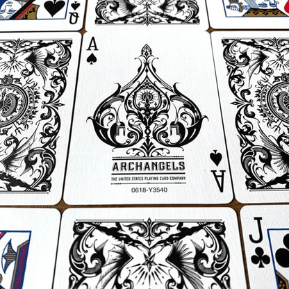 Bicycle® Archangels Playing Cards – Gold & White Edition | IBRELIA™ Collectibles - IBRELIA