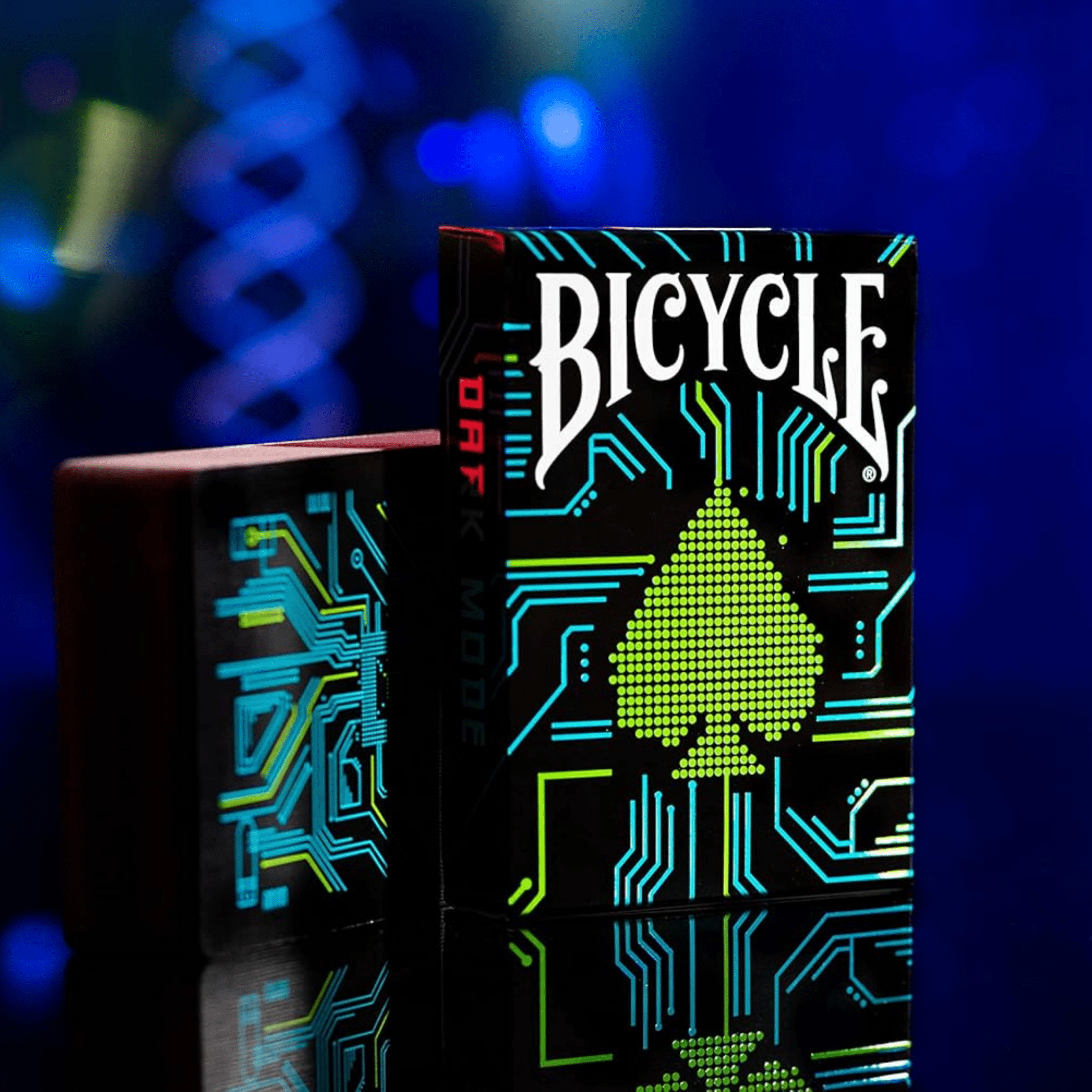 Bicycle® Dark Mode Playing Cards – Neon Tech Edition (Limited Release) | IBRELIA™ Collectibles - IBRELIA