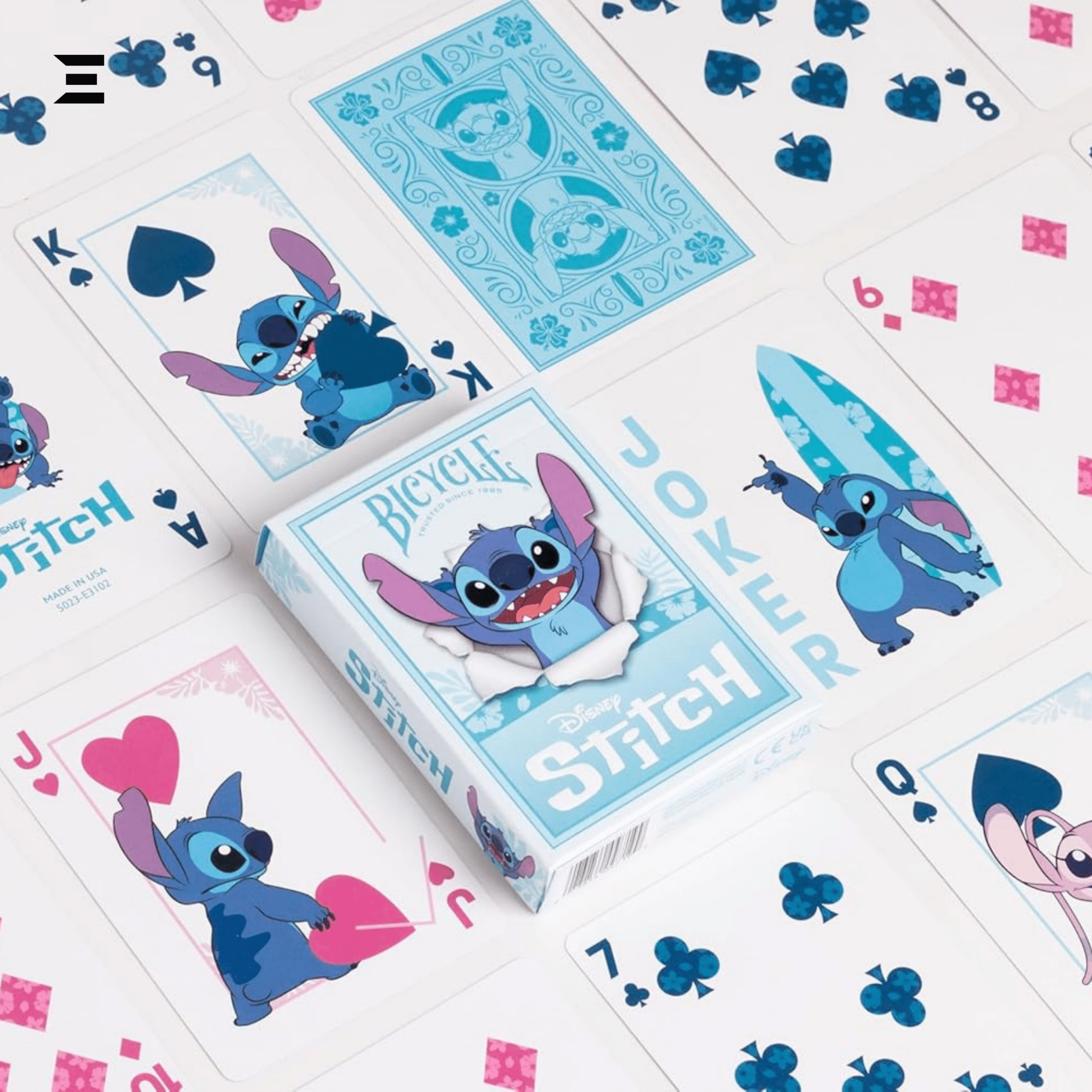 Bicycle® Disney Stitch Playing Cards – Limited Blue Edition (54 Cards) | IBRELIA™ Collectibles - IBRELIA