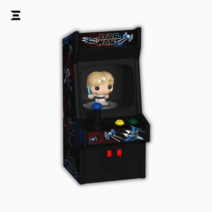 Bitty Pop! Star Wars Luke Skywalker (8 - Bit Arcade Cabinet Display) – Retro Collector’s Edition | IBRELIA™ Collectibles - IBRELIA