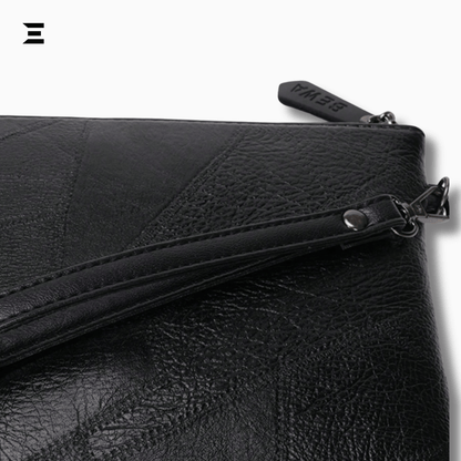 Black Skull Rivet Leather Clutch – Men’s Punk - Style Handbag | IBRELIA™ - IBRELIA