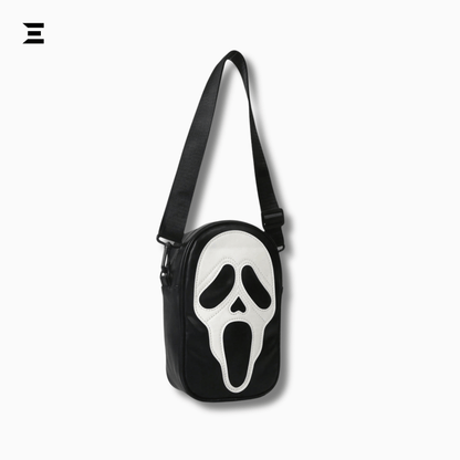 Scream Ghostface Crossbody Bag – Gothic Skull Shoulder Purse (Black) | IBRELIA™ - IBRELIA
