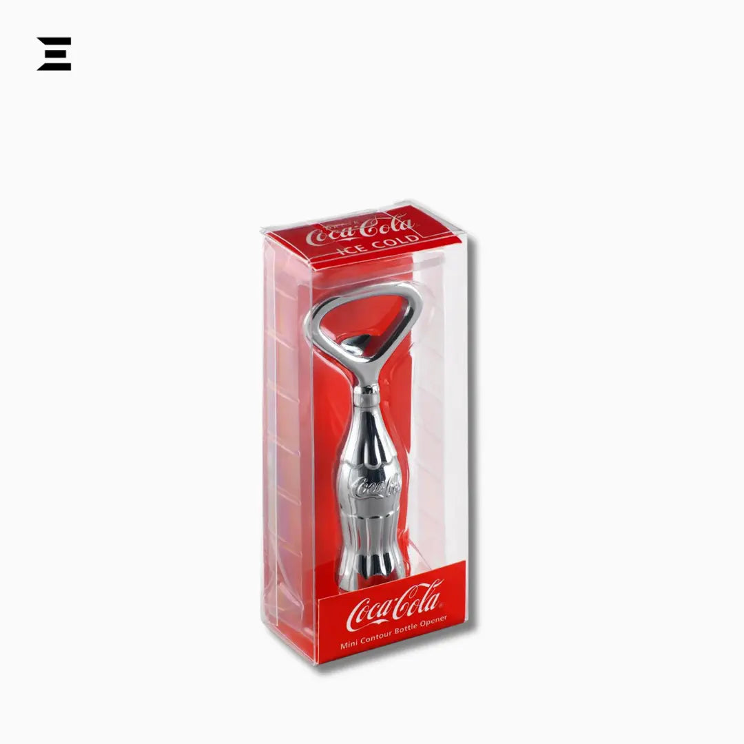 Coca-Cola Zinc Alloy Bottle Opener – Retro Red Handheld Design IBRELIA