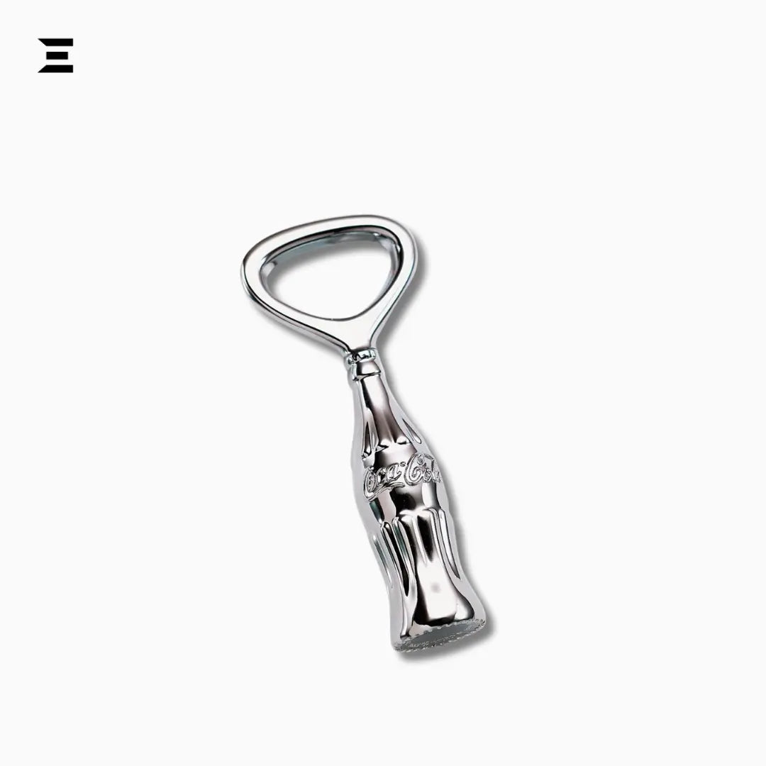 Coca-Cola Zinc Alloy Bottle Opener – Retro Red Handheld Design IBRELIA