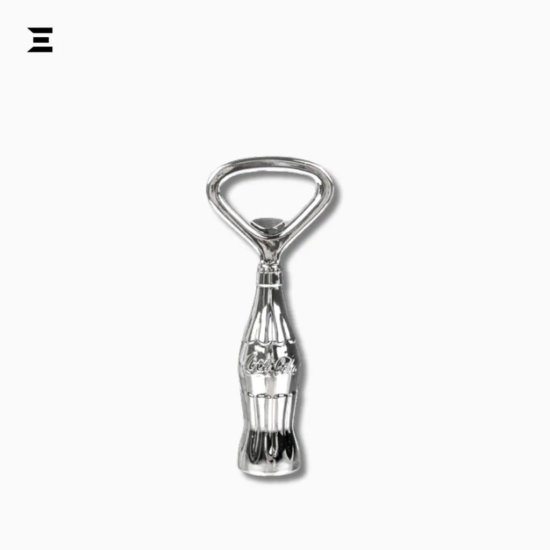 Coca-Cola Zinc Alloy Bottle Opener – Retro Red Handheld Design IBRELIA