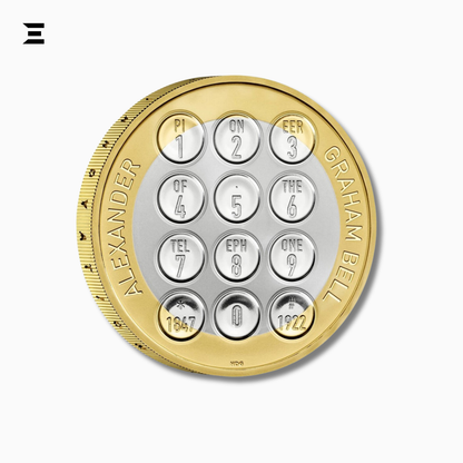 UK £2 Coin – 2022 Alexander Graham Bell Innovation in Science | Elizabeth II 5th Portrait IBRELIA