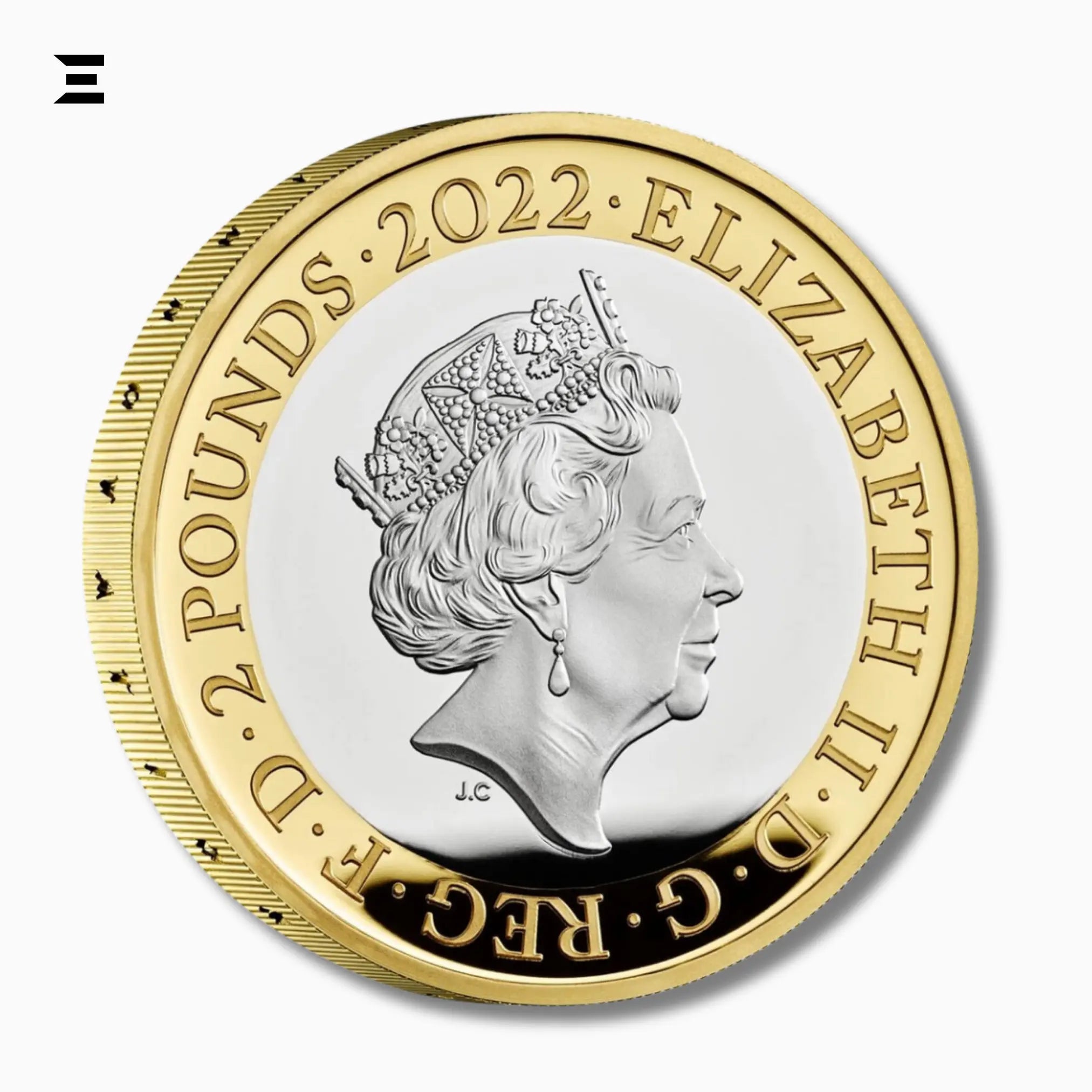 UK £2 Coin – 2022 Alexander Graham Bell Innovation in Science | Elizabeth II 5th Portrait - IBRELIA
