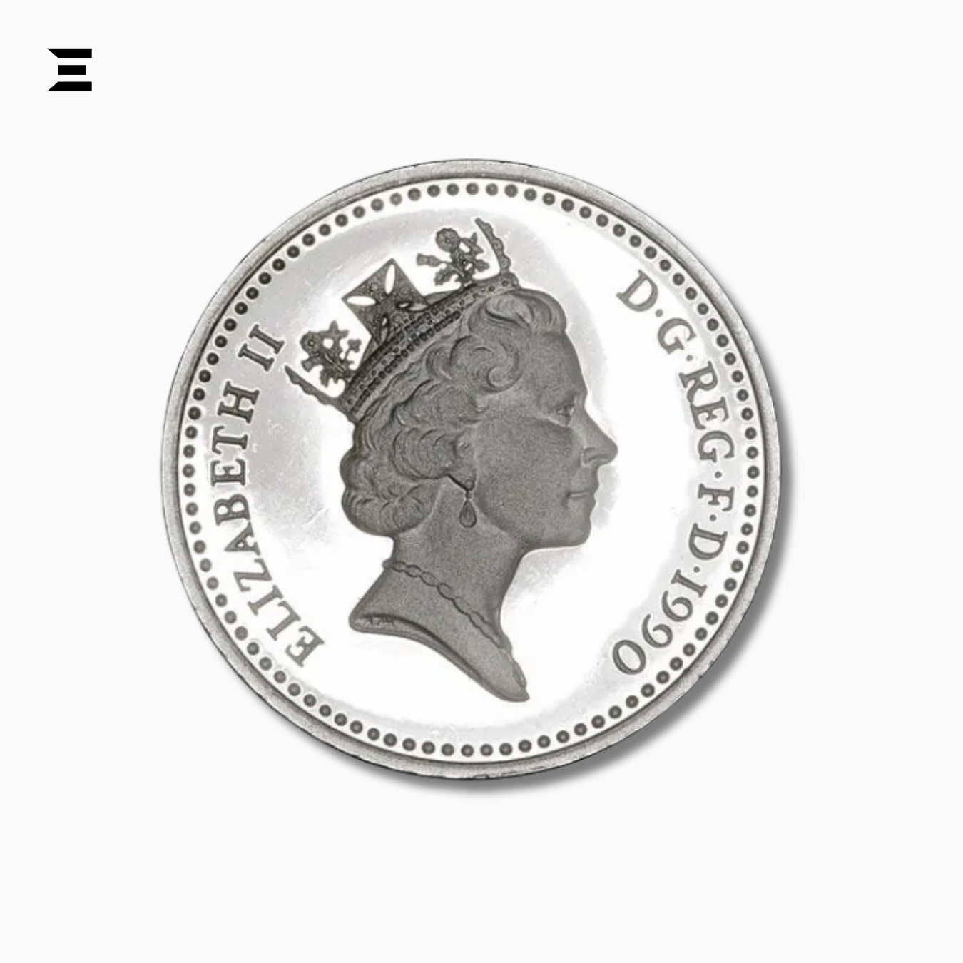 United Kingdom Elizabeth II 5 Pence Coin (1989) – Certified Authentic Copper-Nickel Collectible IBRELIA