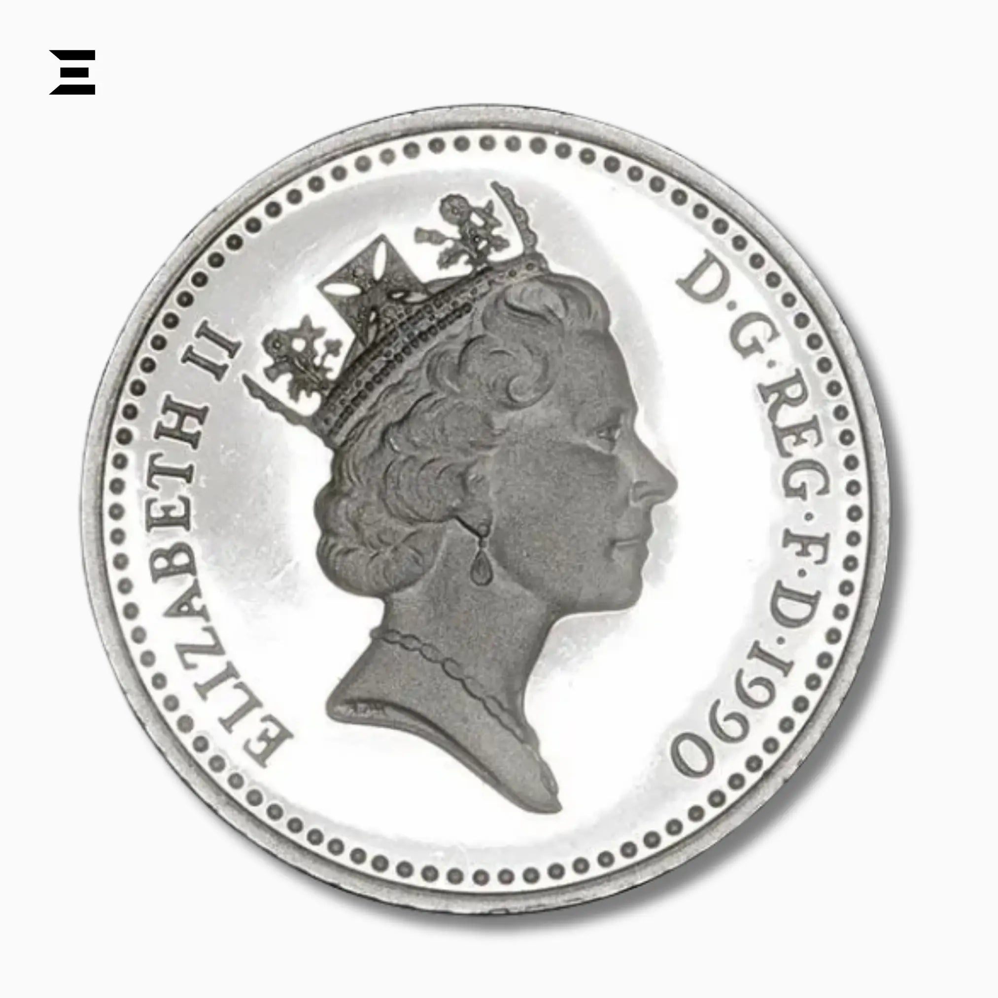 United Kingdom Elizabeth II 5 Pence Coin (1989) – Certified Authentic Copper - Nickel Collectible - IBRELIA