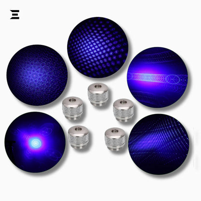 High - Power Blue Laser Pointer Kit – 500mW 450nm Heavy Duty - IBRELIA