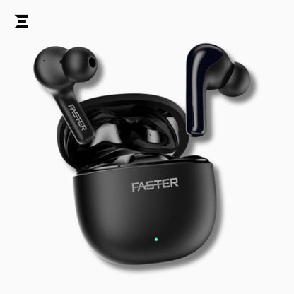 Faster FBT 220 Fusin X Buds – Bluetooth 5.4, Hybrid ANC + ENC, 35H Battery, HiFi Stereo - IBRELIA