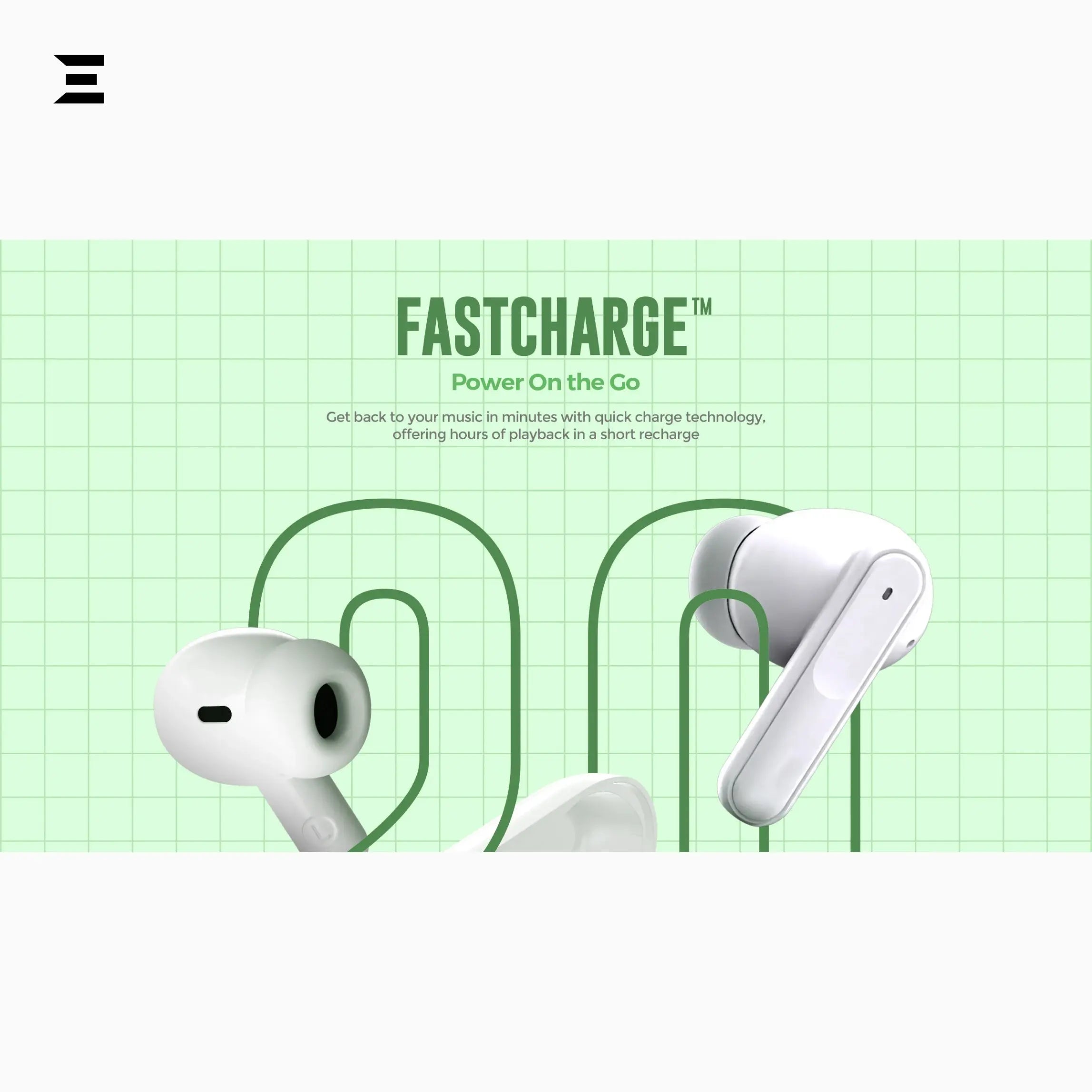 Faster FBT 230 Slick X – Bluetooth 5.4 Earbuds, 20H Playtime, LED Display - IBRELIA
