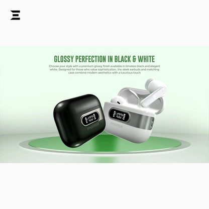 Faster FBT 230 Slick X – Bluetooth 5.4 Earbuds, 20H Playtime, LED Display - IBRELIA