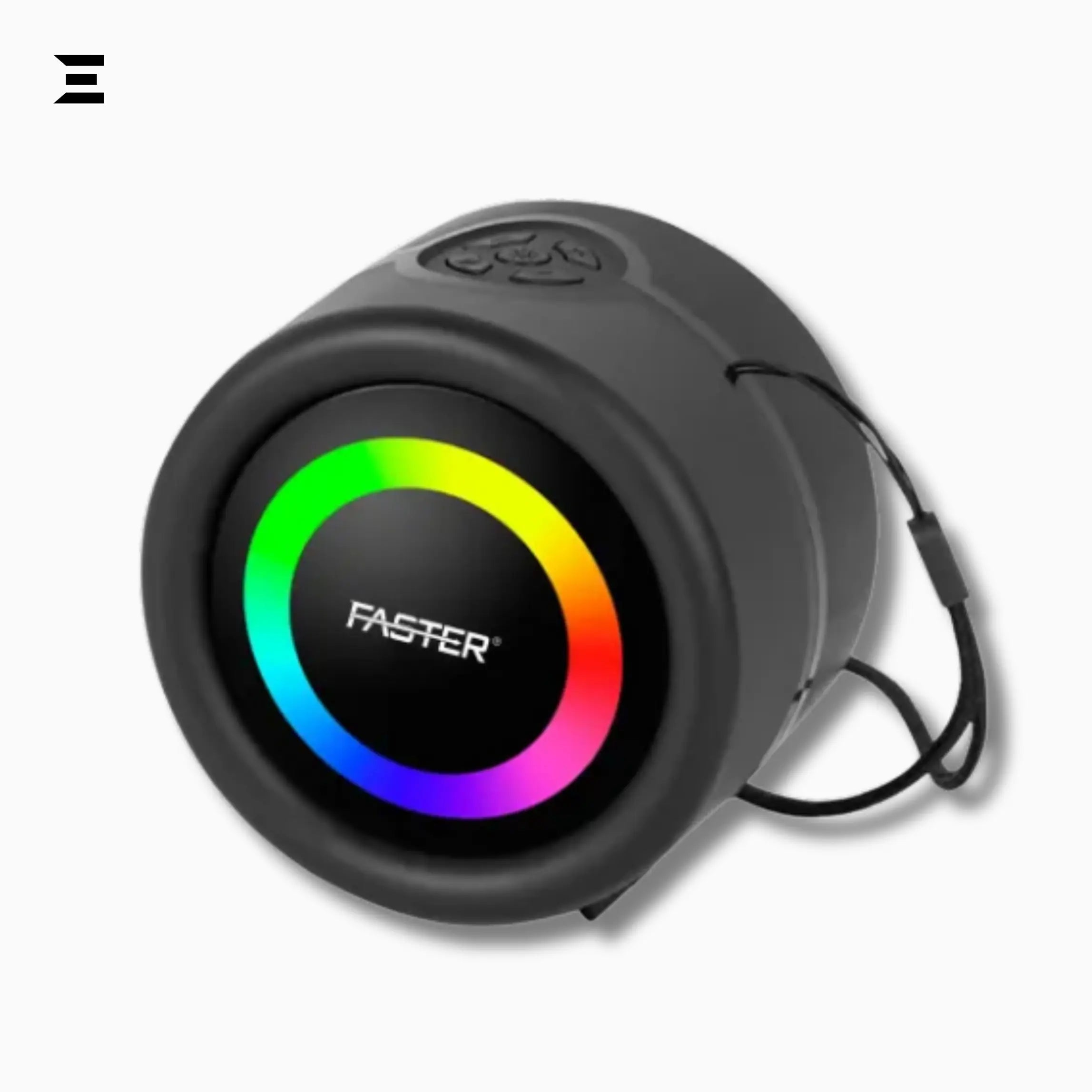 Faster S61 RGB Mini Bluetooth Speaker – Portable, TF/USB/FM, 500mAh - IBRELIA