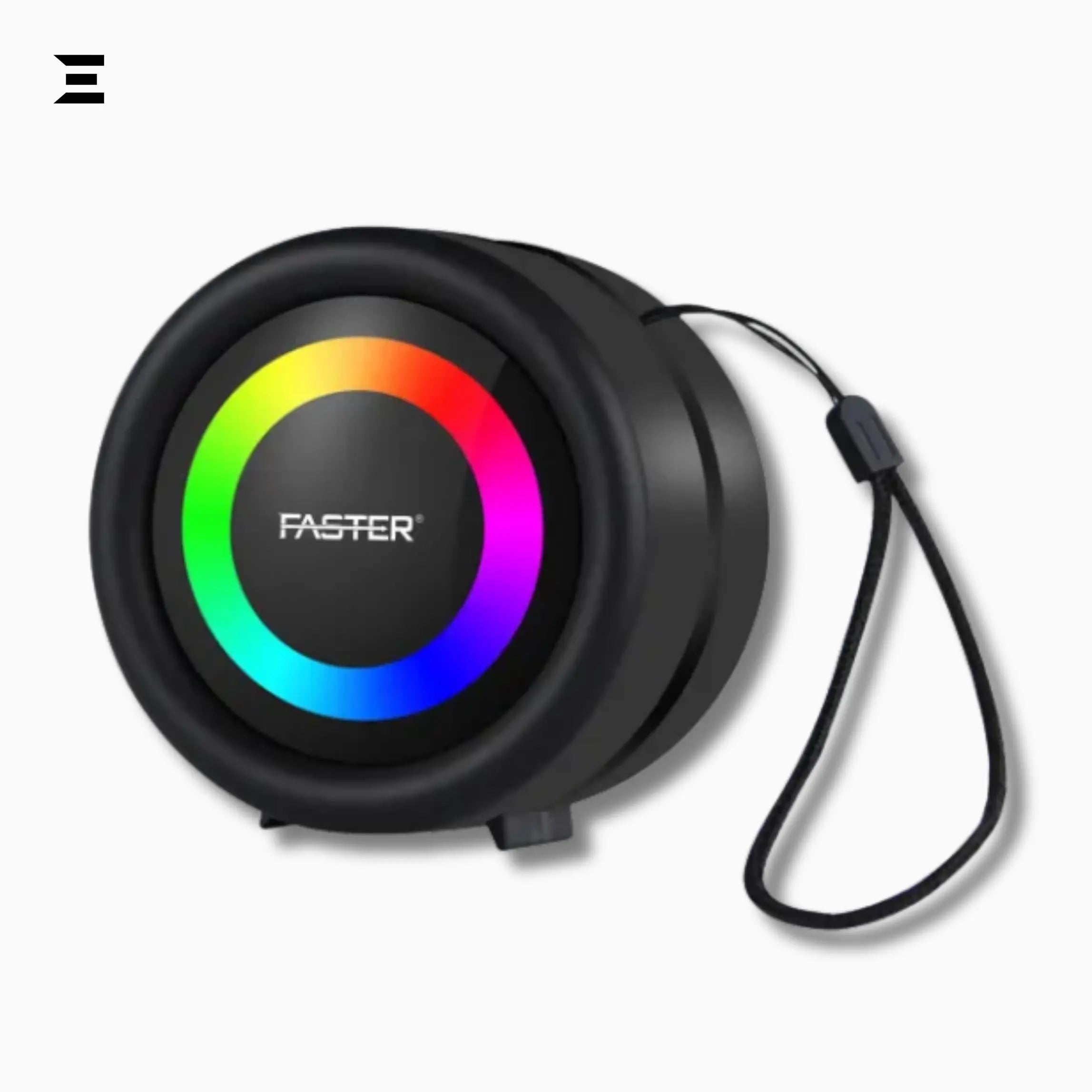 Faster S61 RGB Mini Bluetooth Speaker – Portable, TF/USB/FM, 500mAh - IBRELIA