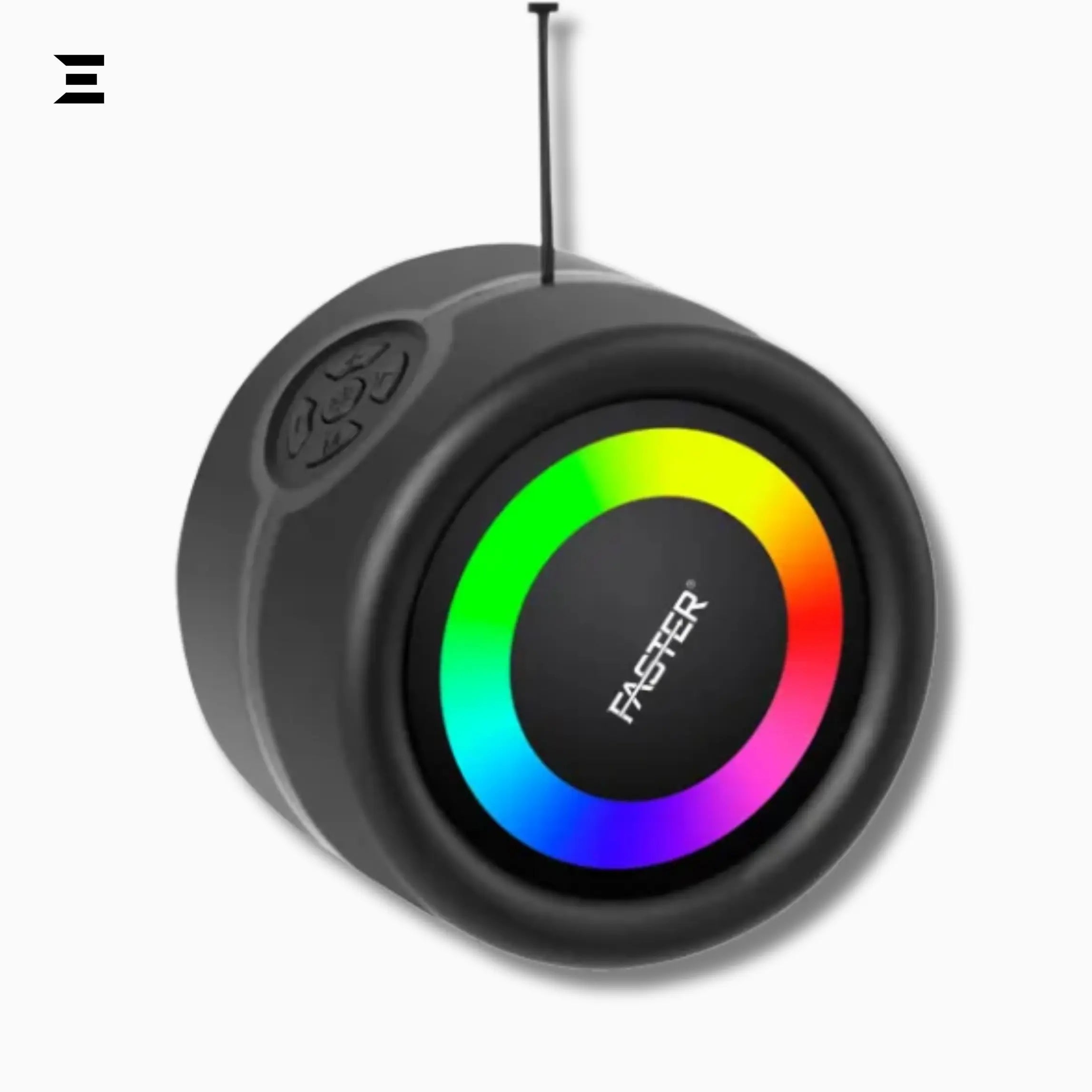 Faster S61 RGB Mini Bluetooth Speaker – Portable, TF/USB/FM, 500mAh - IBRELIA