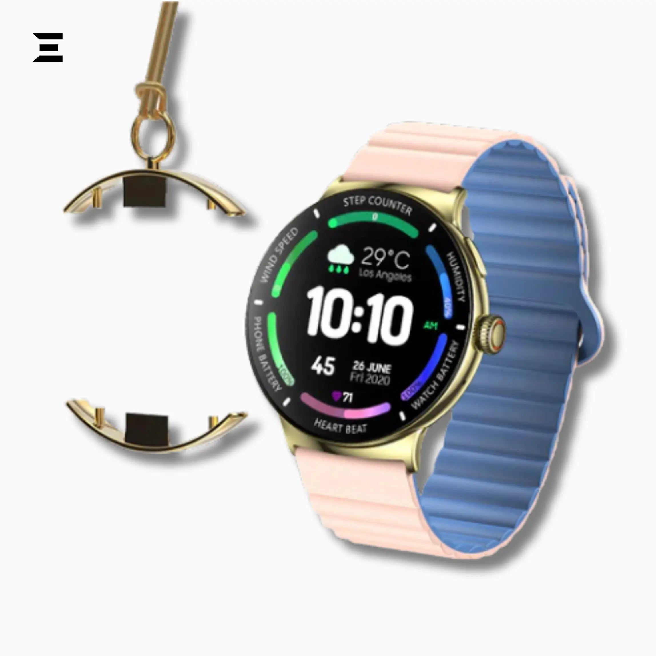 Faster Nerv 4 Pro Smartwatch – 1.43" AMOLED, Bluetooth Calling, IP68 IBRELIA