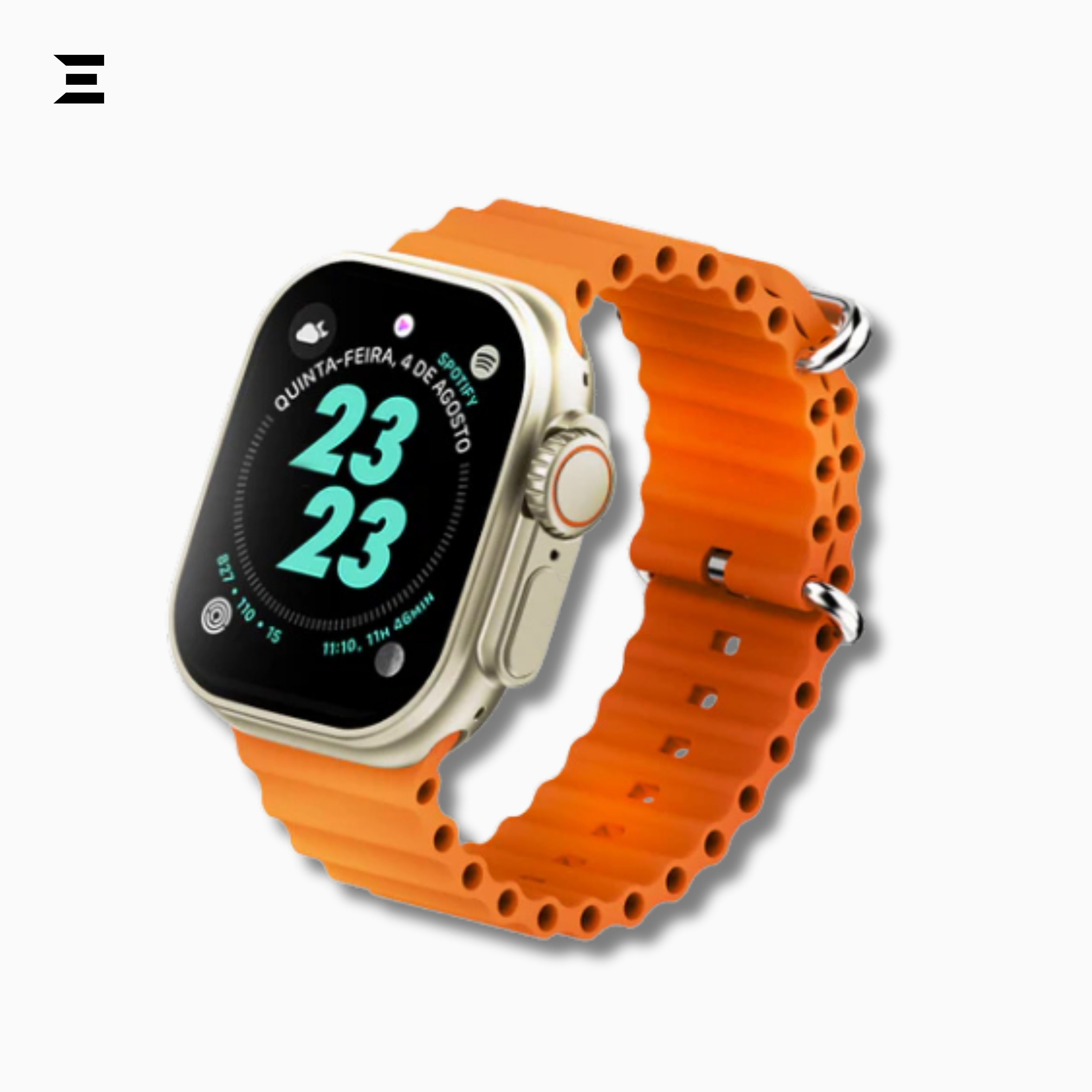 Faster Nerv Ultra Watch – 2.04" AMOLED, Always-On Display, Fitness Tracking, IP68