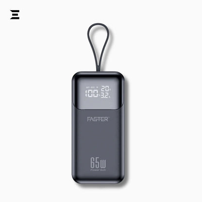 PD 65WA Power Bolt 20000mAh Power Bank – 65W Fast Charging, Multi - Port - IBRELIA