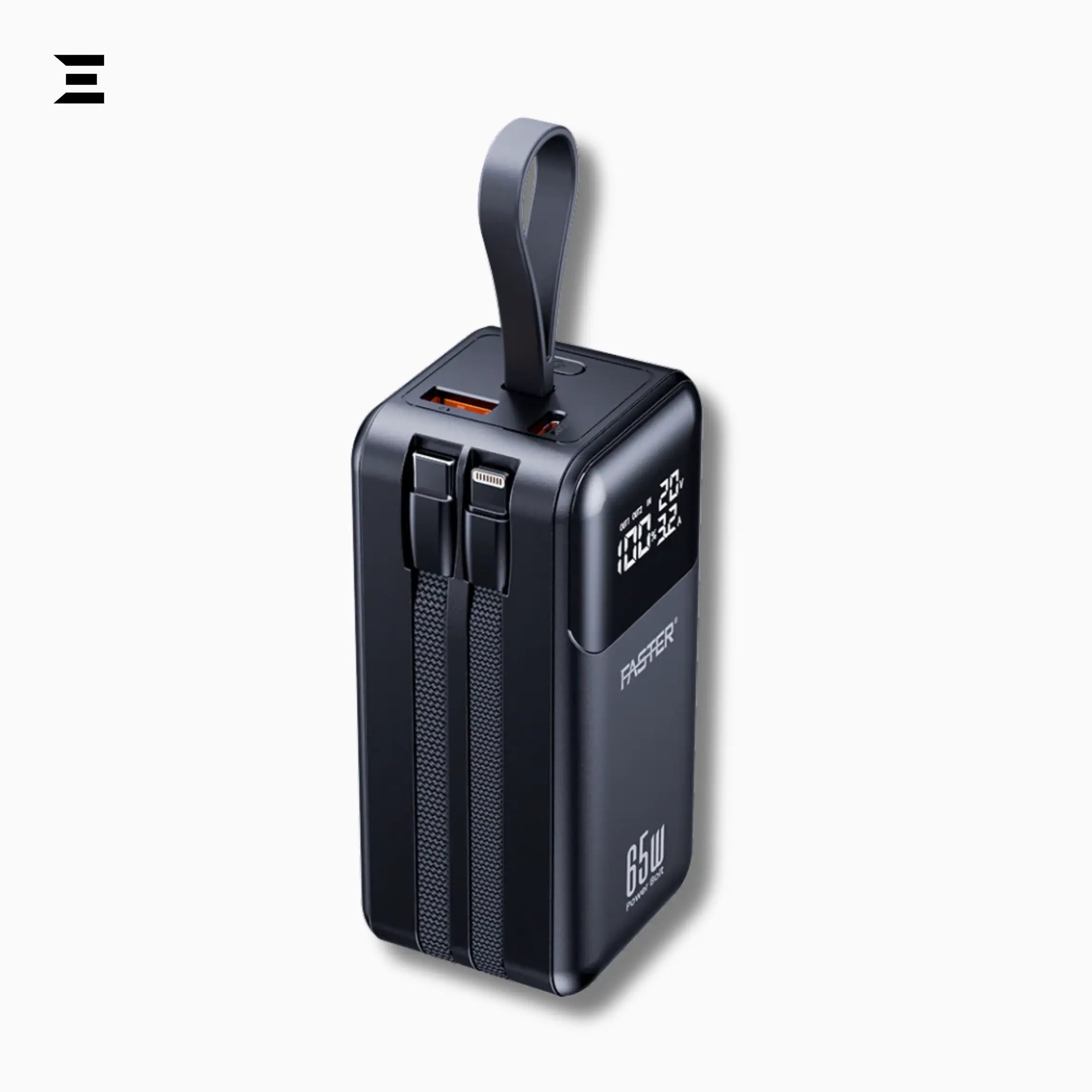 PD 65WA Power Bolt 20000mAh Power Bank – 65W Fast Charging, Multi - Port - IBRELIA