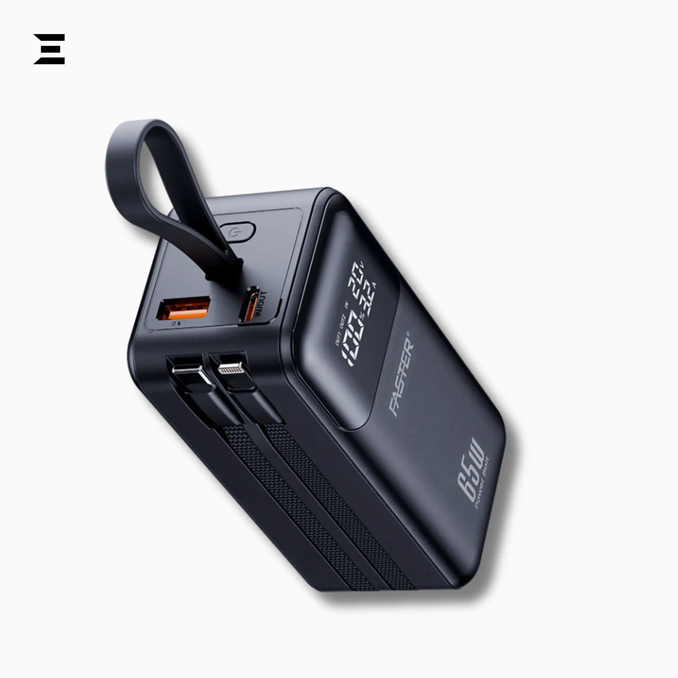 PD 65WA Power Bolt 20000mAh Power Bank – 65W Fast Charging, Multi - Port - IBRELIA